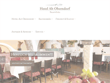 Tablet Screenshot of hotel-altoberndorf.at